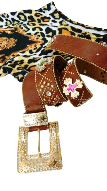 CINTO COUNTRY FEMININO BRILHO