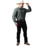 Calças Masculina Tradicional Preta Total com elastano