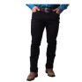 Calças Masculina Tradicional Preta Total com elastano