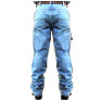 Calça Balão Carpinteira 100% algodão em Jeans grosso (não estica)